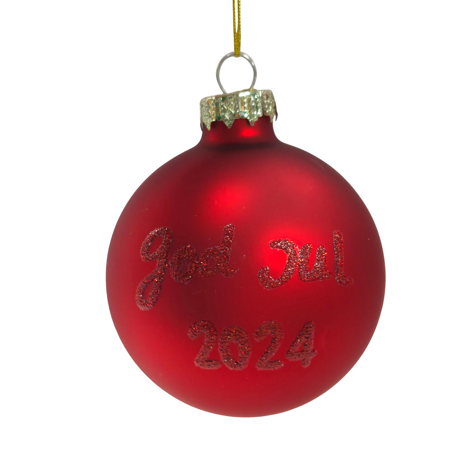 Årsjulekugle - rød